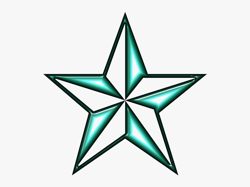 Deep Green Star - La Salle Star Png, Transparent Png, Free Download