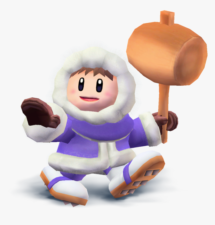 Popo Render Smash Wii U 3ds Style By Machriderz-d8nylxh - Popo Ice Climbers Smash, HD Png...