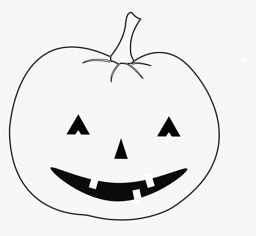 Collection Of High - Halloween Pumpkin Clipart Outline, HD Png Download, Free Download