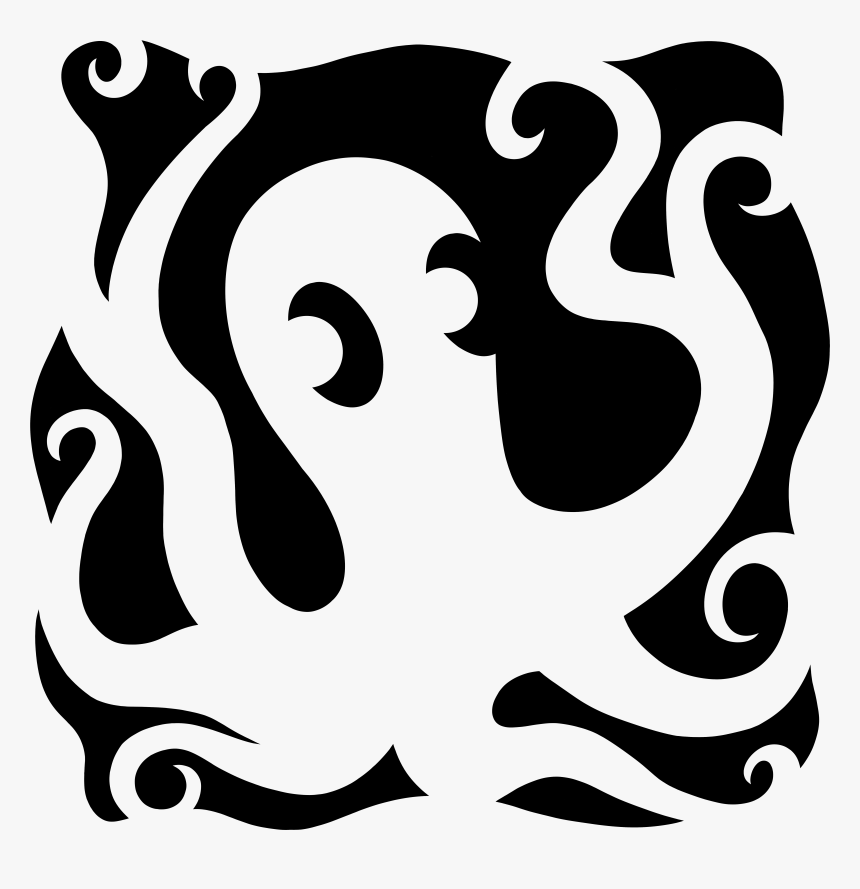 Octopus Pumpkin Carving Stencil, HD Png Download, Free Download