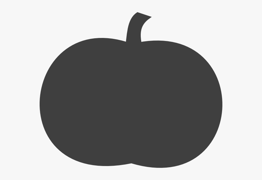 Gray Pumpkin Svg Clip Arts - Pumpkin Clip Art Silhouette, HD Png Download, Free Download