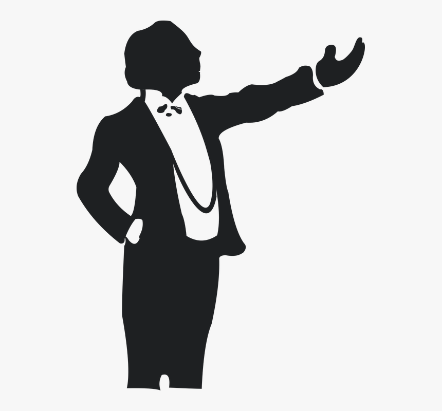 Singer, Sing, Opera, Tux, Tuxedo, Gesture, Vector - Opera Singer Png, Transparent Png, Free Download