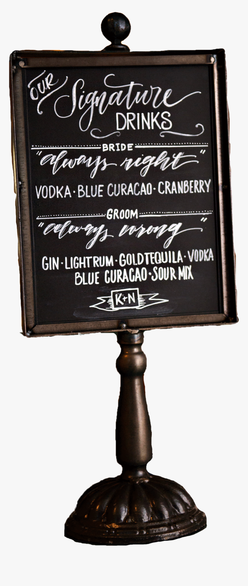 Metal Chalkboard Bar Sign - Billboard, HD Png Download, Free Download