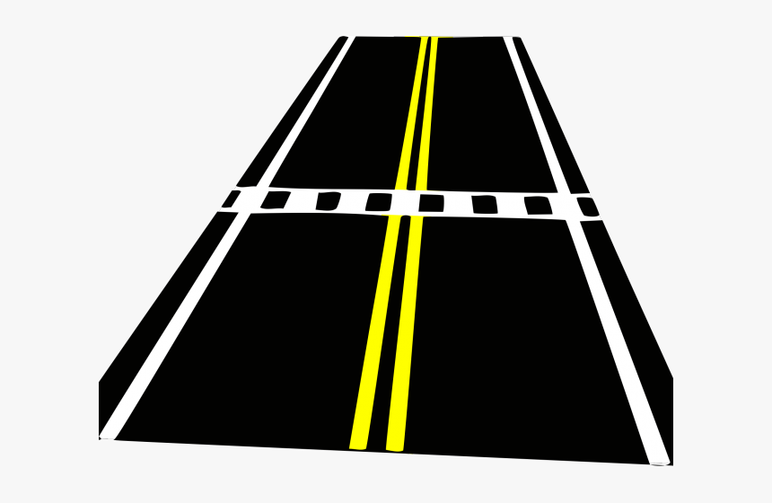 Street Clipart Road Pathway - Road Way Clip Art, HD Png Download, Free Download