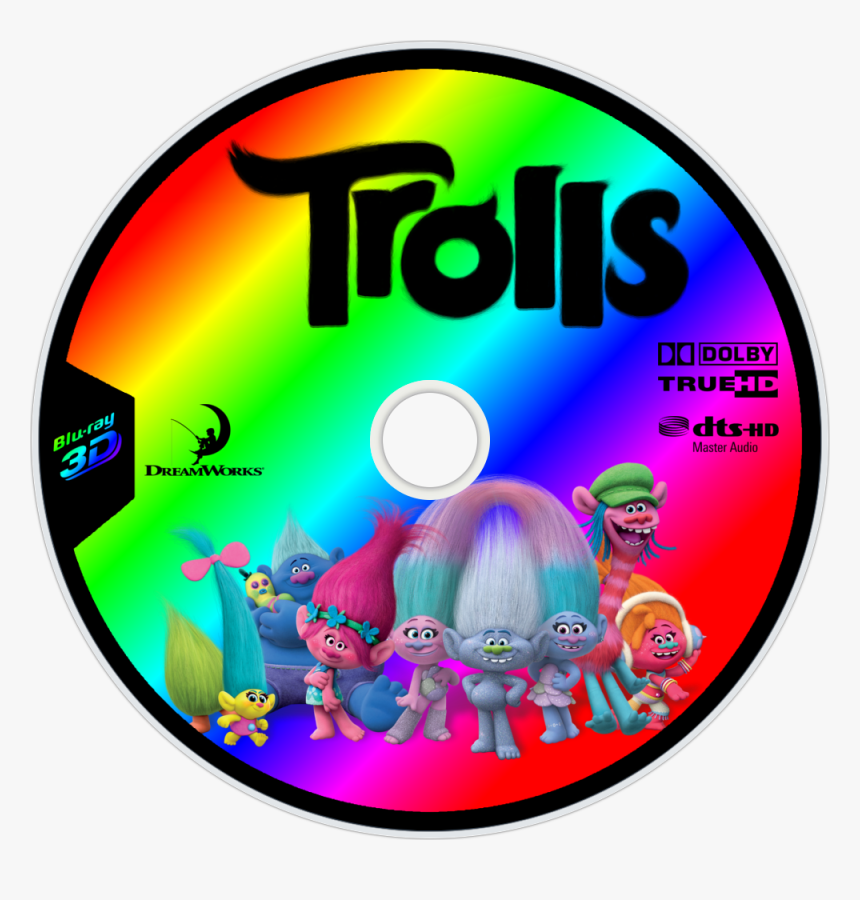 Trolls 3d Disc Image - Trolls Characters, HD Png Download, Free Download