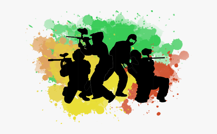 Paintball Games Shooting Sports Illustration - Paintball Png, Transparent Png, Free Download