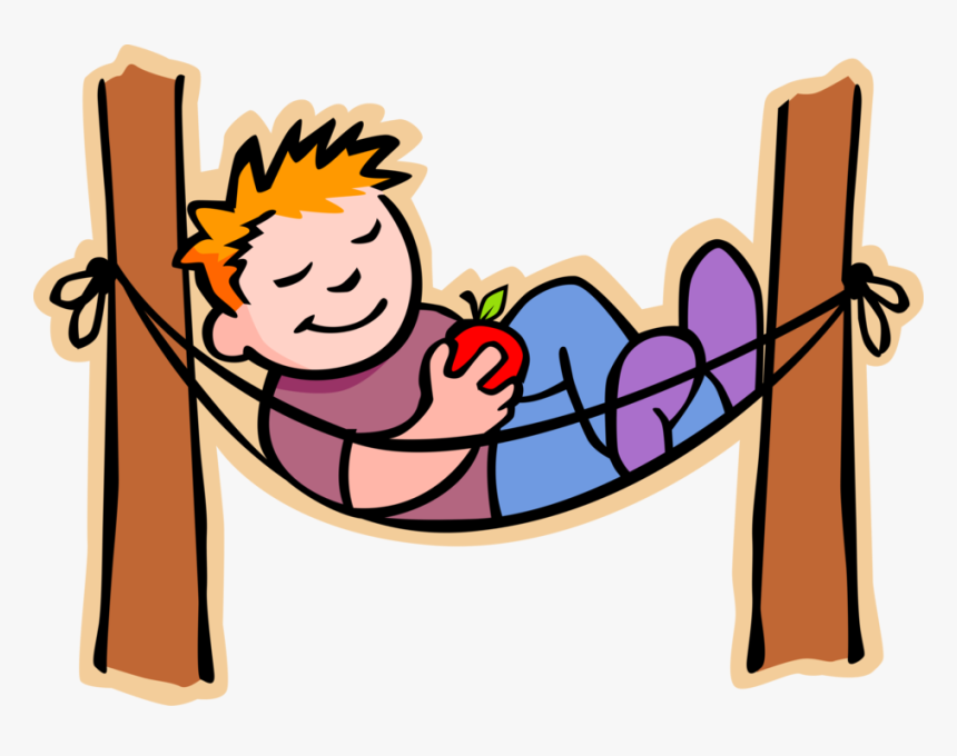 Hammock Clipart Transparent - Taking A Break Clipart, HD Png Download, Free Download