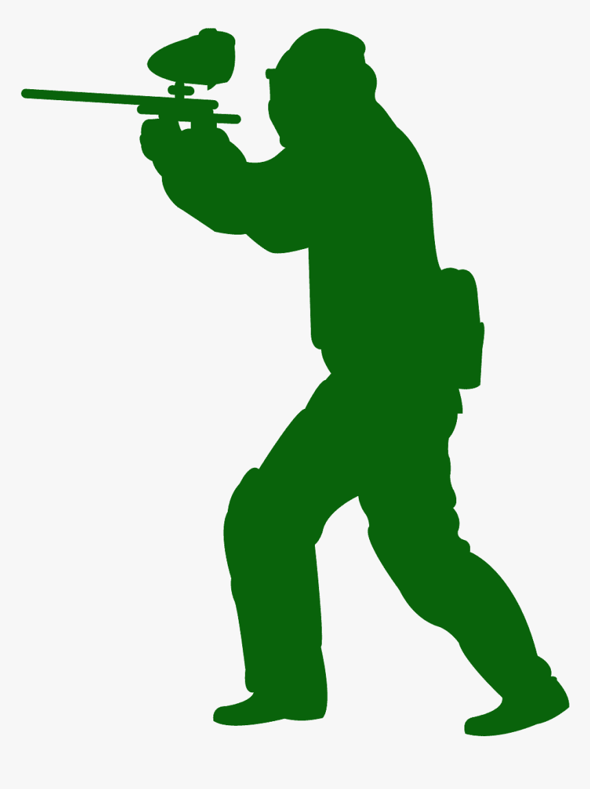 Paintball Silhouette, HD Png Download, Free Download