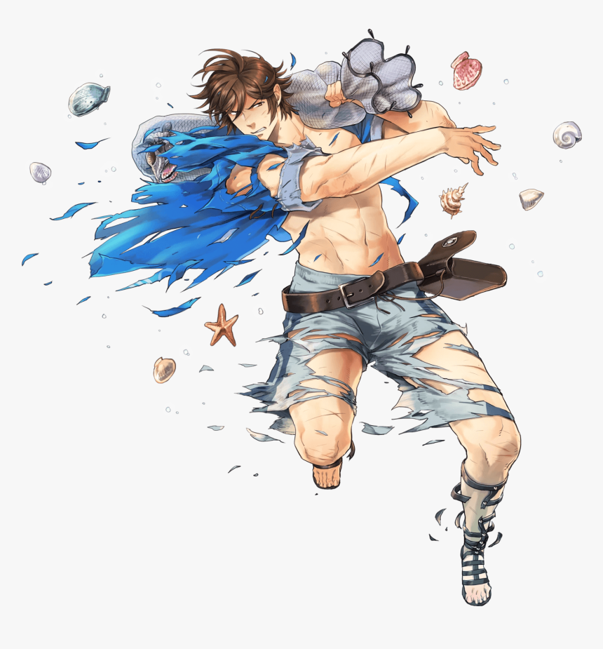 Fire Emblem Heroes Summer Frederick, HD Png Download, Free Download