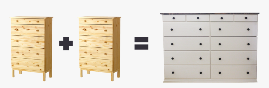 Ikea Hacking Tarva Dresser - Ikea Hack Tarva Dresser, HD Png Download, Free Download