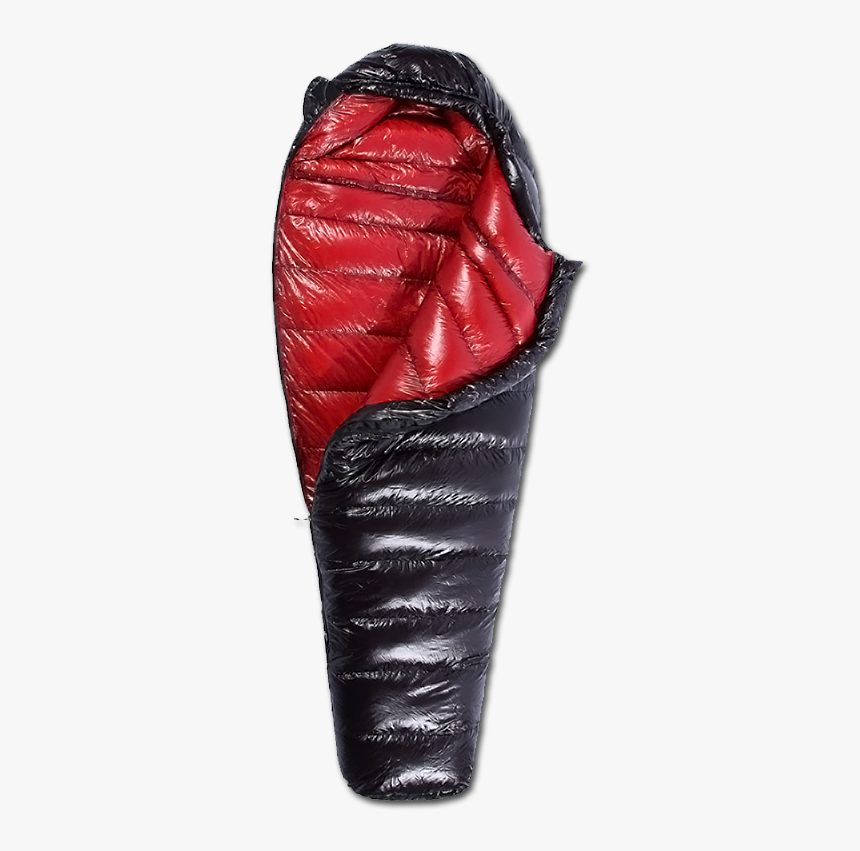 Goose Down Sleeping Bag Black Red Kolon 10d Nylon - Arctic Waves Sleeping Bag, HD Png Download, Free Download