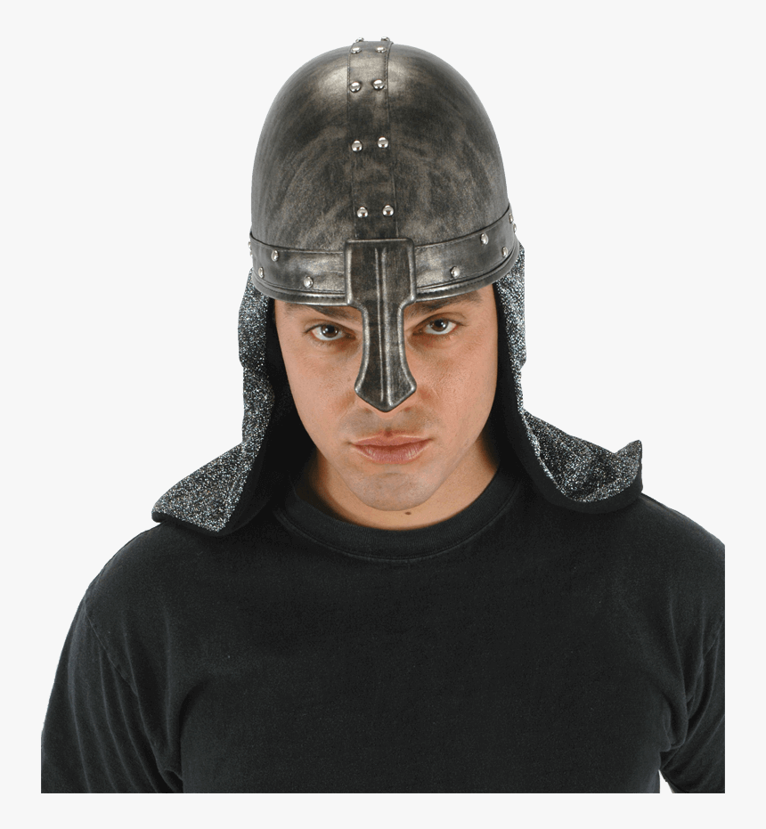 Black Knight Costume Helmet - Casco Caballero Medieval, HD Png Download, Free Download