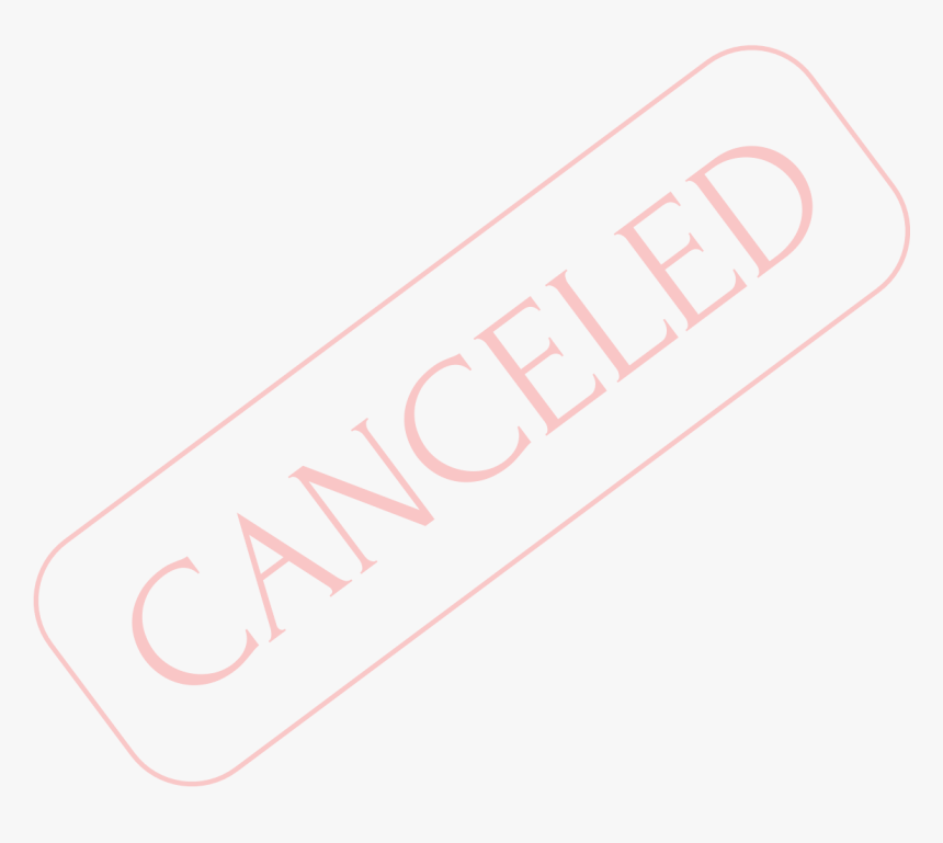 Canceled Png - Canceled - Transparent Canceled Clipart, Png Download, Free Download
