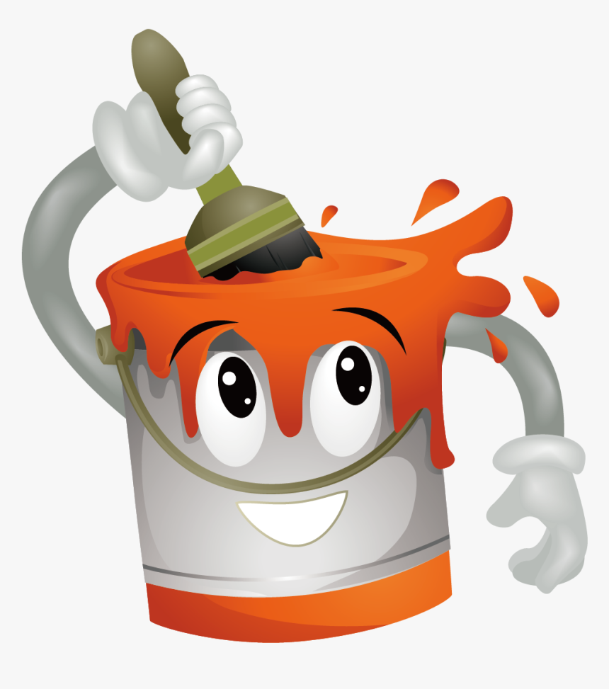 Transparent Paint Bucket Clipart - Animated Paint Bucket Png, Png Download, Free Download