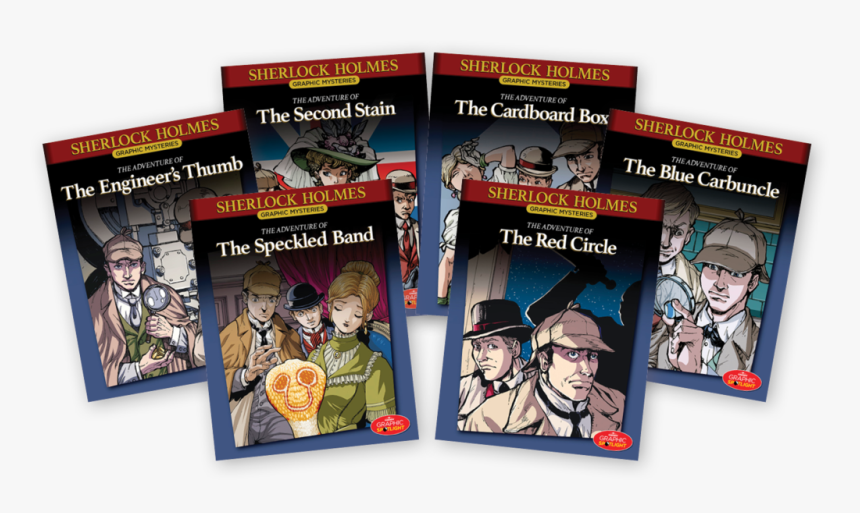 Sherlock Holmes Graphic Mysteries Books 1-6 - Flyer, HD Png Download, Free Download