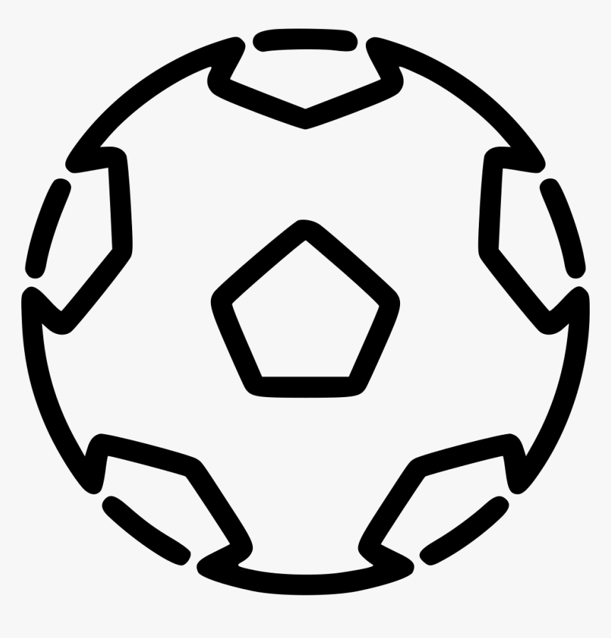 Soccer Ball Football - Simple Soccer Ball Outline, HD Png Download, Free Download