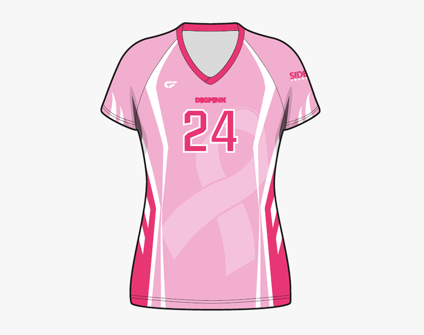 Pink Jersey Volleyball Png, Transparent Png, Free Download