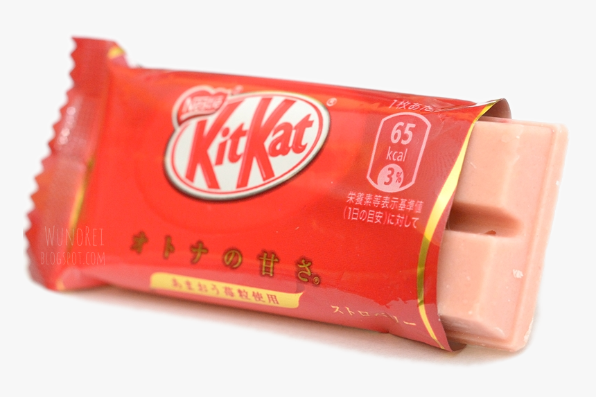 Oh, We Already Tried Amaou Strawberry Kitkat, Didn"t - Green Tea Kit Kat Png, Transparent Png, Free Download