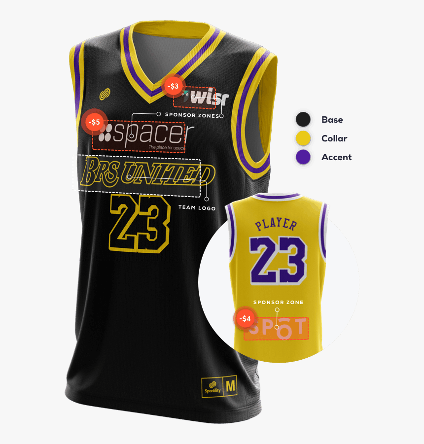 Basketball Jersey Design With Sponsor, HD Png Download, Free Download