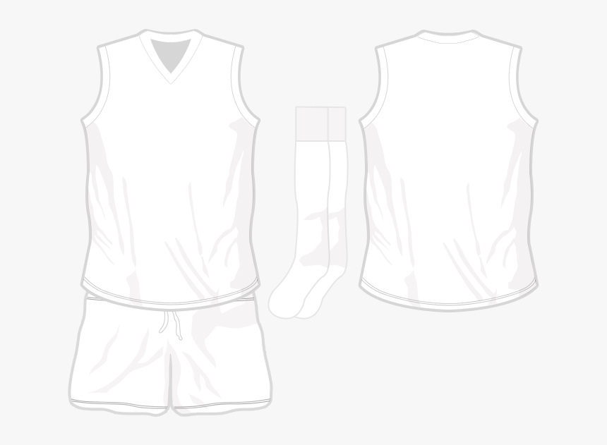 Basketball Jersey Outline Template - Basketball Jersey Template Psd Free, HD Png Download, Free Download