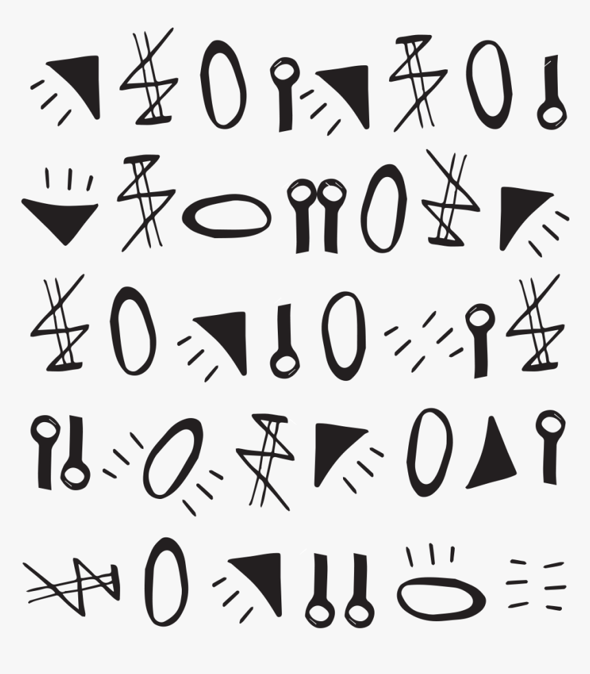 Rache Brand Patterns Hieroglyphics - Calligraphy, HD Png Download, Free Download