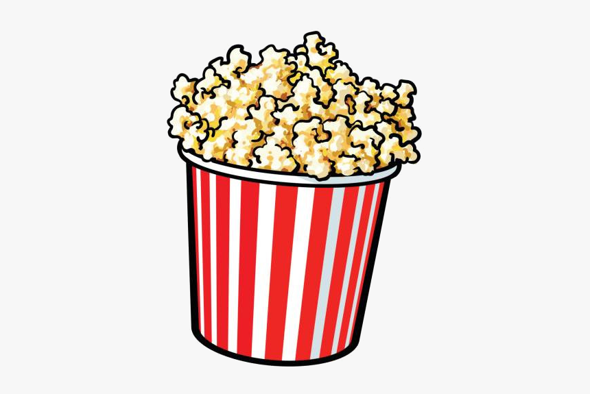 Popcorn Clip Art - Clip Art Popcorn, HD Png Download - kindpng.