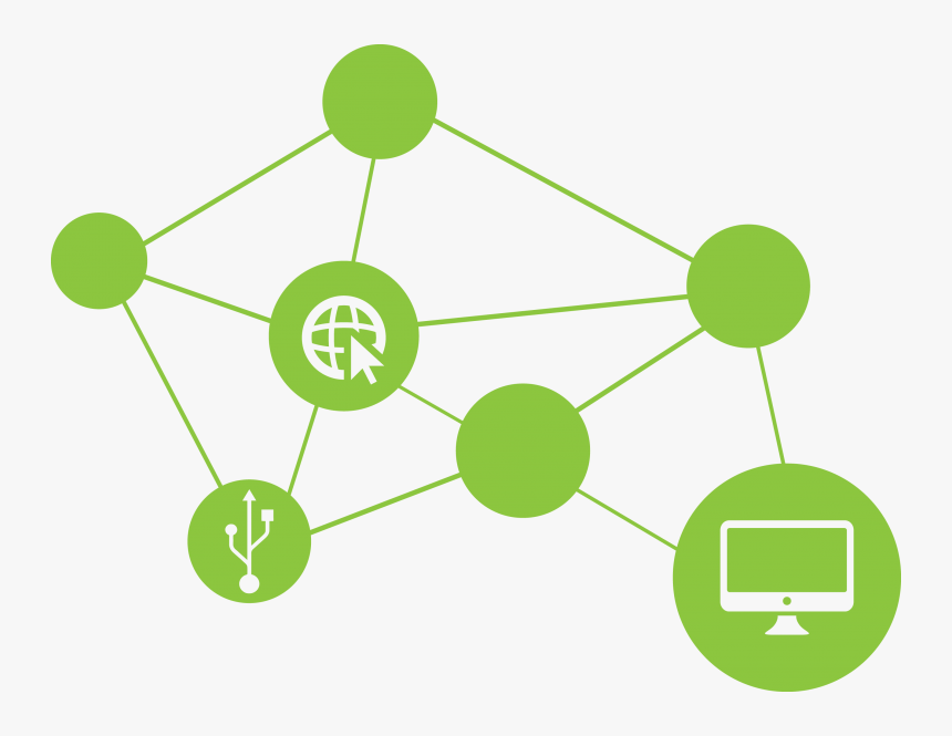 Green Network Icon Png, Transparent Png, Free Download