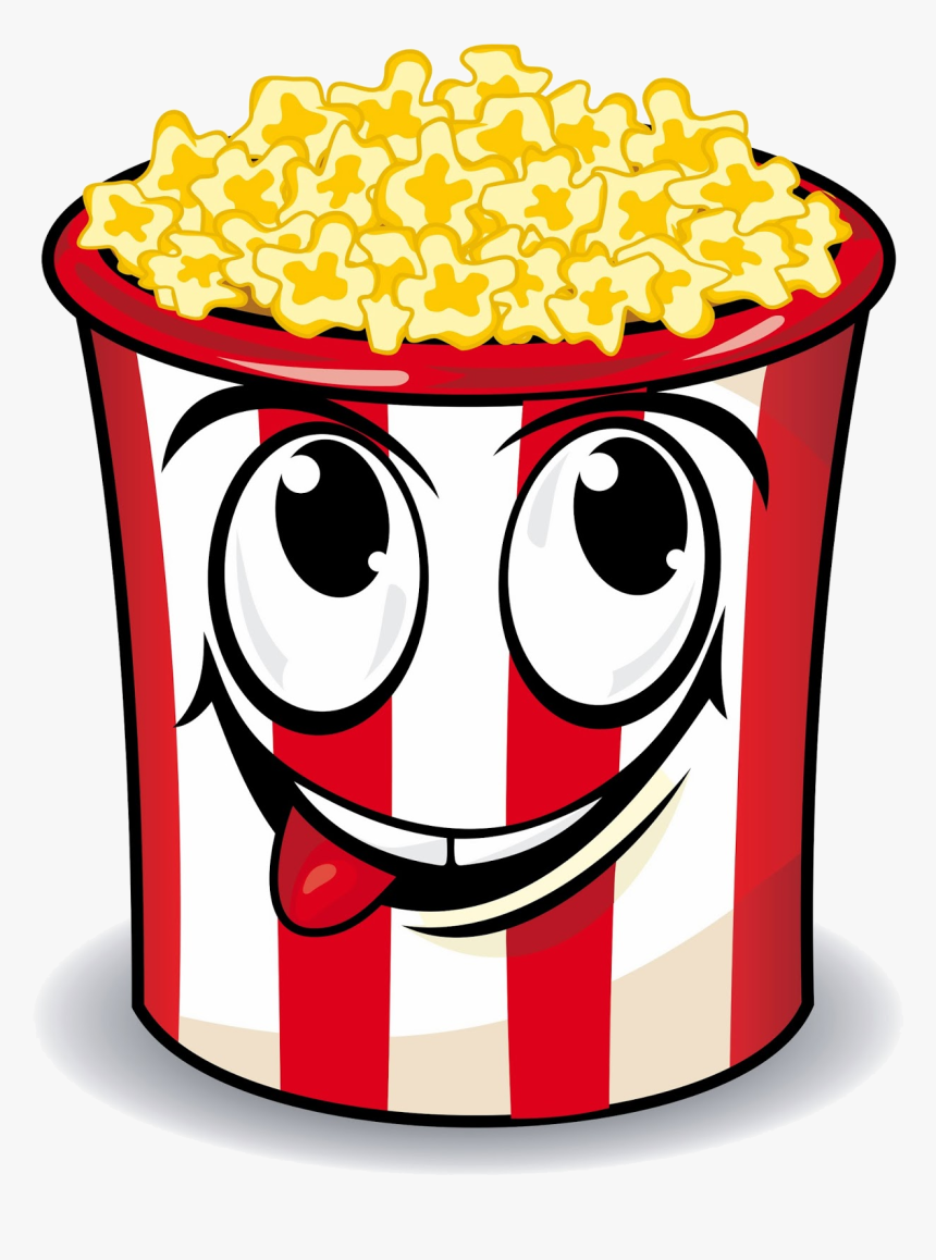Popcorn Clipart Free Clip Art Images Image Transparent - Popcorn Clipart Face, HD Png Download, Free Download