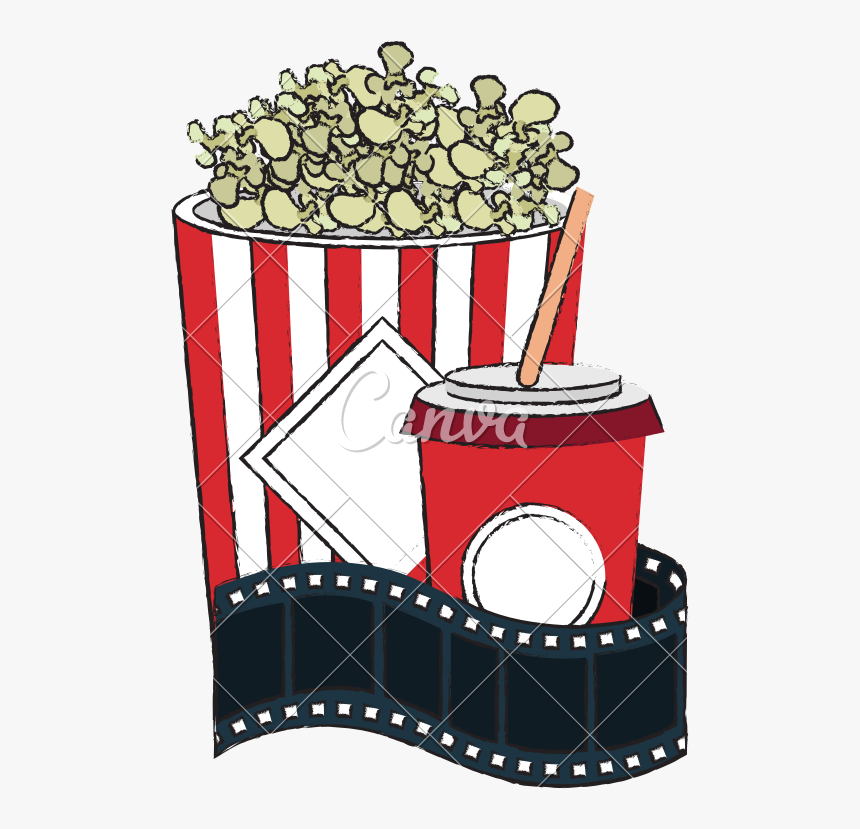 Popcorn And Soda Png - Popcorn And Soda Clipart, Transparent Png, Free Download