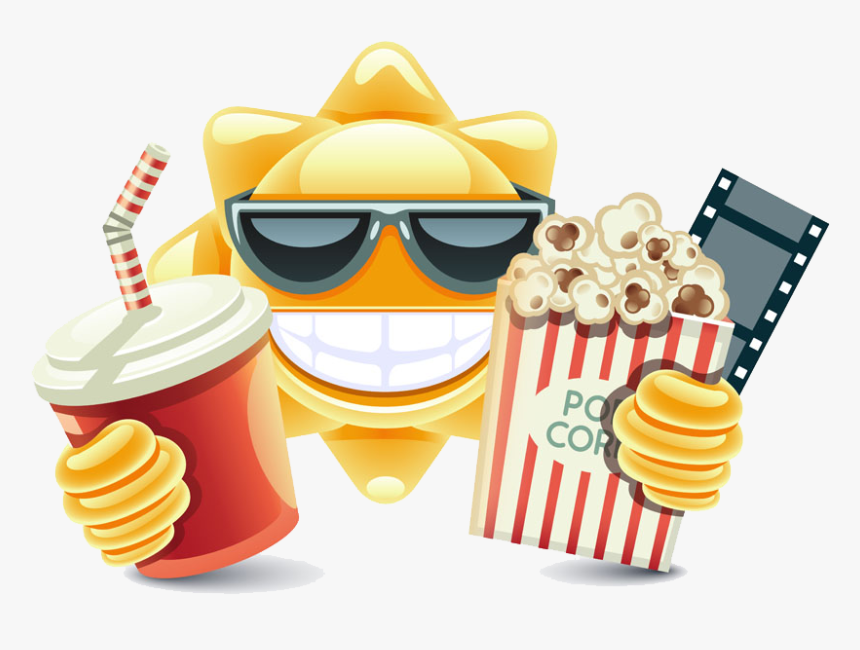 Popcorn Sun Coca-cola Cinema Download Hd Png Clipart - Summer Contest Social Media, Transparent Png, Free Download