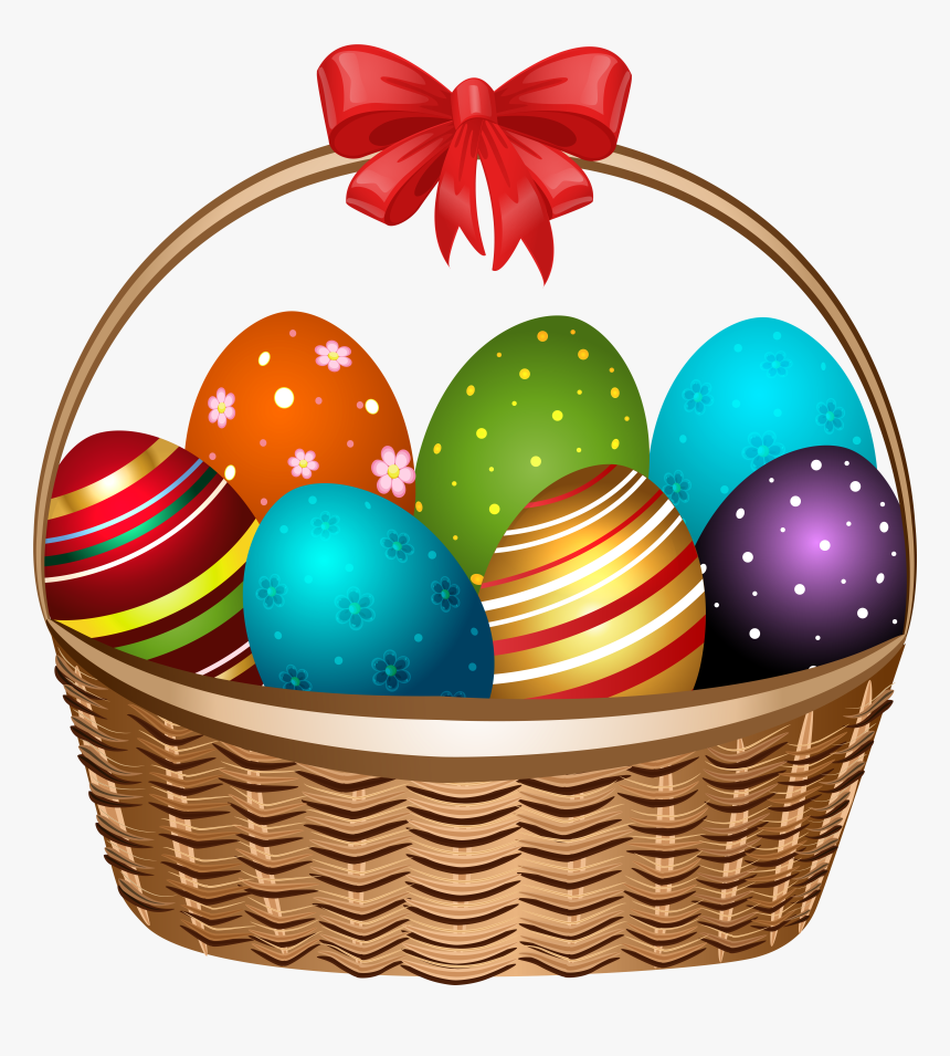 Easter Clipart Transparent Background - Transparent Background Easter Basket Clipart, HD Png Download, Free Download