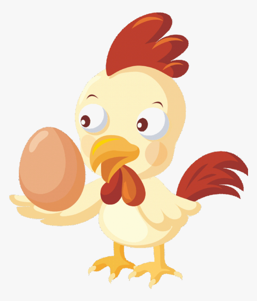 Clipart Chicken Holding An Egg, HD Png Download, Free Download