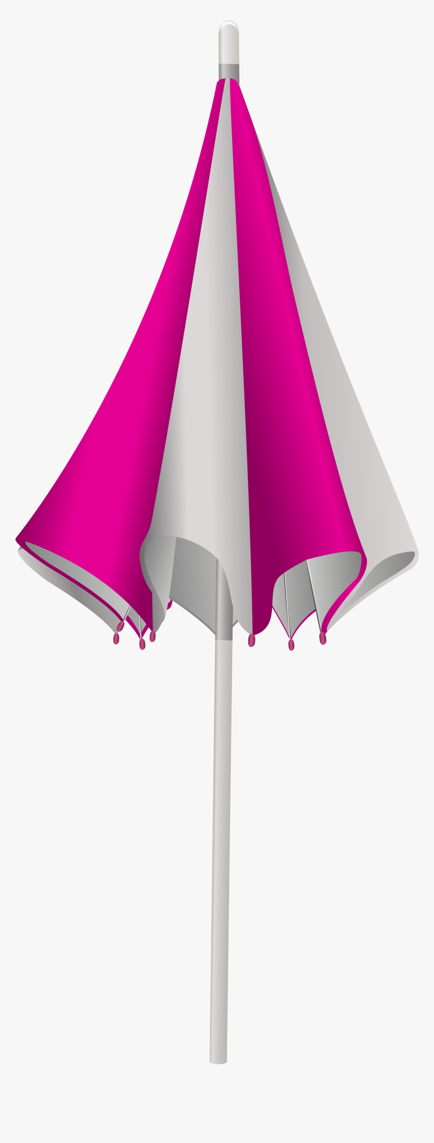 Umbrella Beach Clip Art - Closed Beach Umbrella Clipart, HD Png Download, Free Download