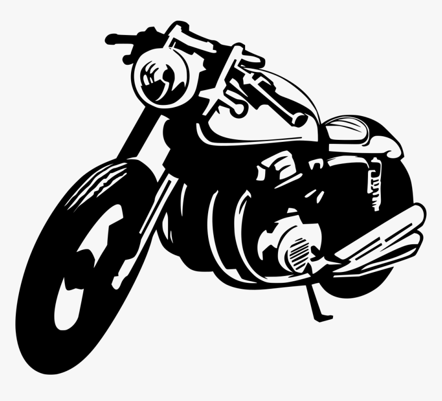 Clipart Motorcycle Silhouette, HD Png Download, Free Download