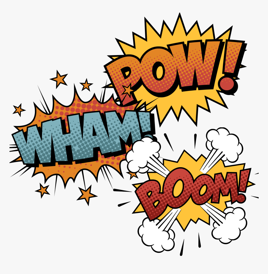 Comic Book Boom Png - Comic Book Sound Effect Transparent, Png Download, Free Download