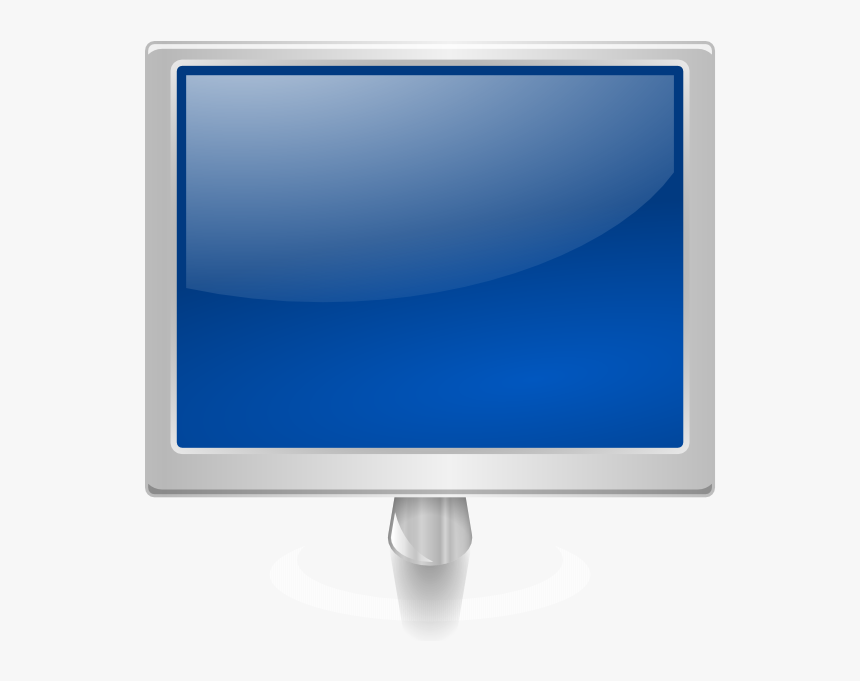 Blue Monitor Svg Clip Arts - Monitor .png, Transparent Png, Free Download