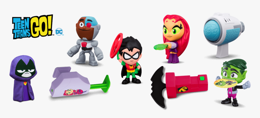 2019 Mcdonald’s Teen Titans Go Happy Meal Toys Pick - Mcdonalds Teentitans, HD Png Download, Free Download