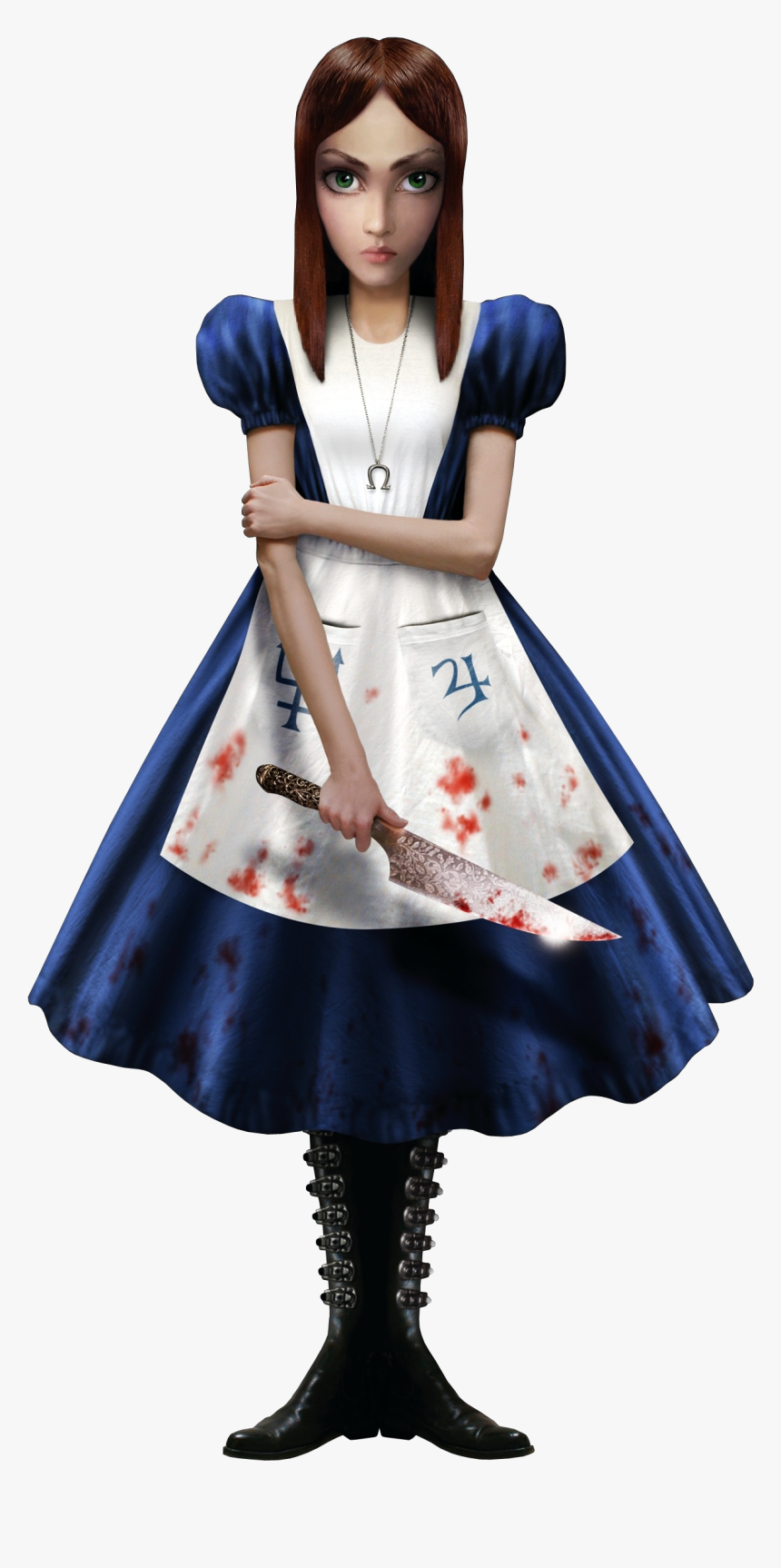 Alice In Wonderland Dress Png - American Mcgee's Alice Alice, Transparent Png, Free Download