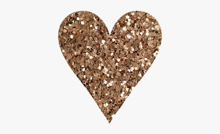 Heart, Overlay, And Png Image - Gold Glitter Heart Png, Transparent Png, Free Download