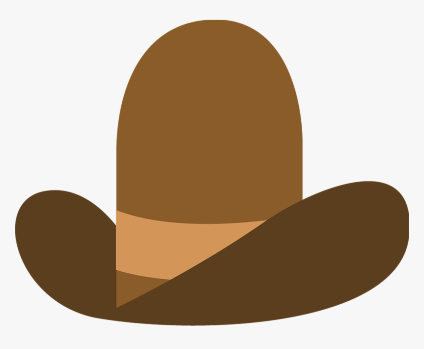 Hat, Cowboy, Felt, Cowboy Hat, Western, Man, Male - Cowboy Hat Cartoon Transparent, HD Png Download, Free Download