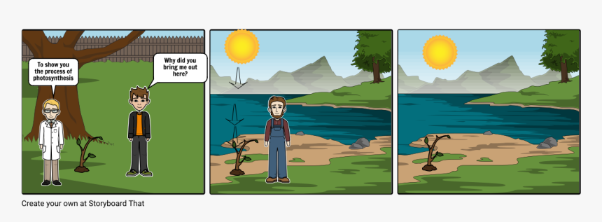 Photosynthesis Cartoon Comic Strip, HD Png Download, Free Download