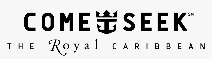 Rci Come Seek Sm Horiz K - New Royal Caribbean Logo, HD Png Download, Free Download