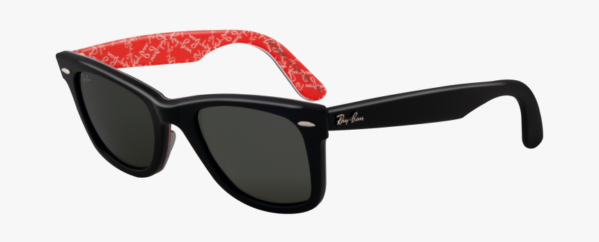 Ray Ban Wayfarer Black Red, HD Png Download, Free Download