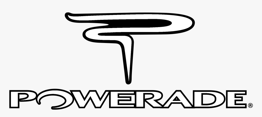 Powerade Logo Black And White - Line Art, HD Png Download, Free Download