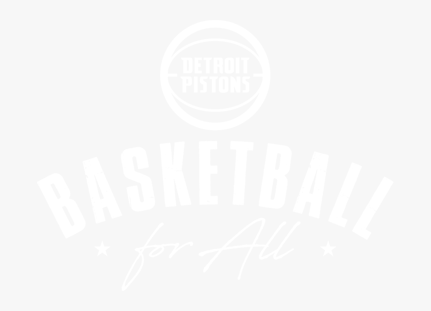Pistons Basketball For All, HD Png Download, Free Download