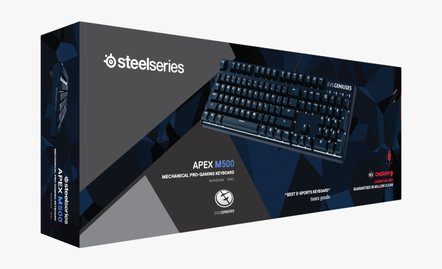 Steelseries Apex 500 Evil Geniuses Edition Gaming Keyboard - Numeric Keypad, HD Png Download, Free Download