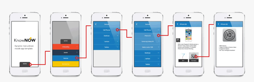 Transparent Phone Outline Png - Mobile Web App Menu, Png Download, Free Download