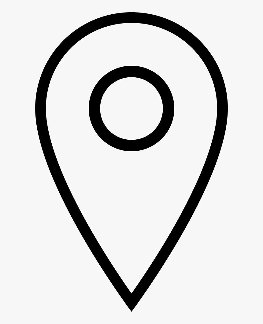 Ios Location Outline Comments - Transparent Map Icon Png, Png Download, Free Download