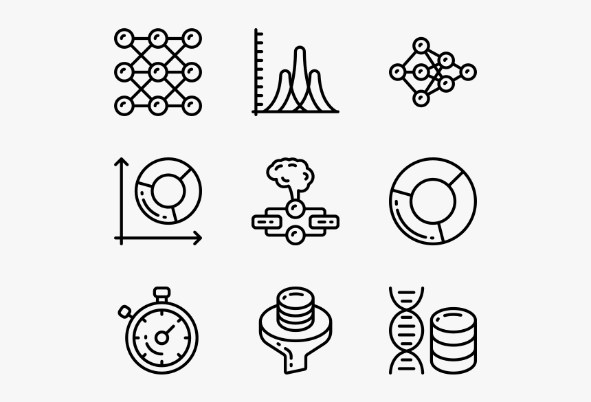 Data Science - Food Icons Png, Transparent Png, Free Download