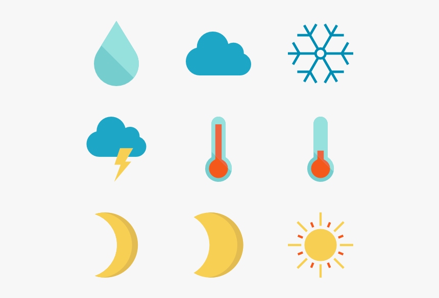 Weather Report Png Transparent Images - Weather Forecast Symbols Png, Png Download, Free Download